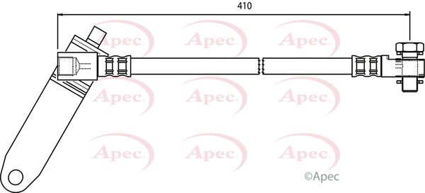 Apec Brake Hose HOS3726 - image 2