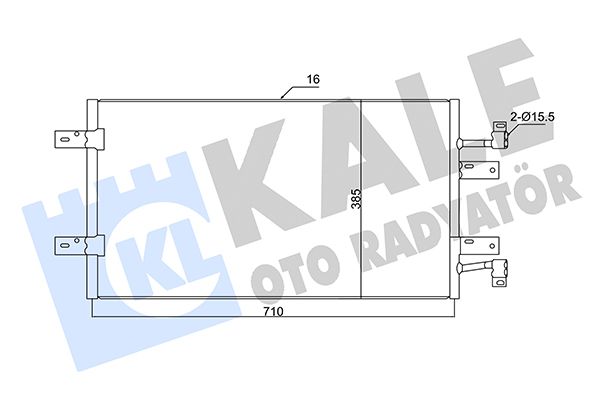 NRF Air Conditioning Condenser 350720 - image 2