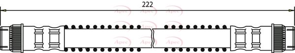 Apec Brake Hose HOS3135 - image 2