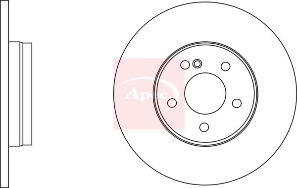 Apec Brake Disc DSK2591 - image 2