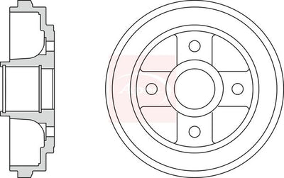 Apec Brake Drum DRM9937