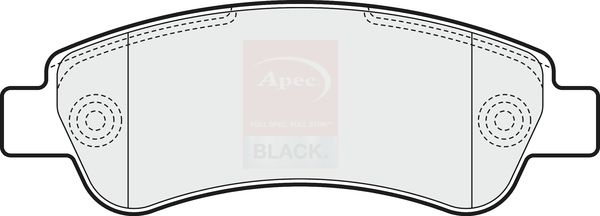 Apec Brake Pads Set PAD1589B - image 2