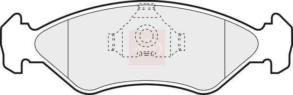 Apec Brake Pads Set PAD561 - image 2