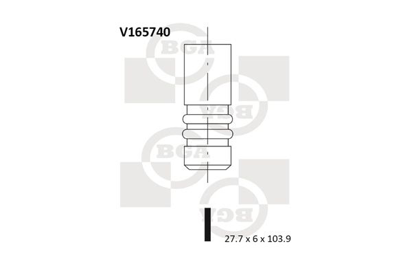 BGA Intake Valve Inlet V165740 - image 2