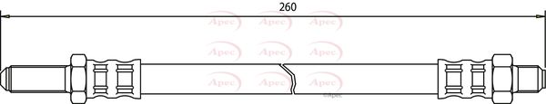 Apec Brake Hose HOS3140 - image 2