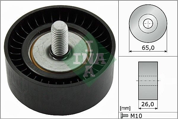 INA Drive Belt Deflection Guide Pulley 532047910 - image 2