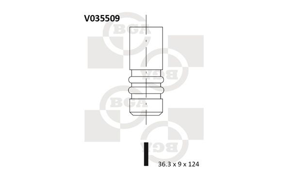 BGA Exhaust Valve V035509 - image 2