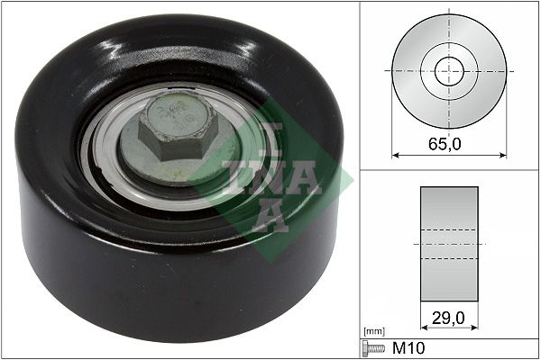 INA Drive Belt Deflection Guide Pulley 532093610 - image 2