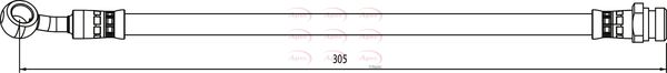 Apec Brake Hose HOS4133 - image 2