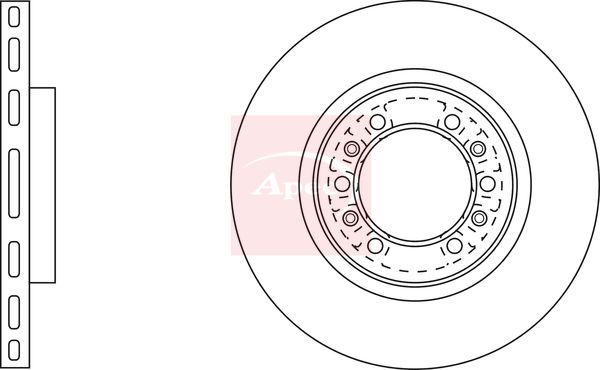 Apec Brake Disc DSK2024 - image 2