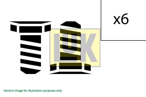 LuK Dmf Flywheel Bolt Set 411025510 - image 2