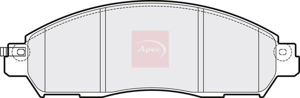 Apec Brake Pads Set PAD2044 - image 2
