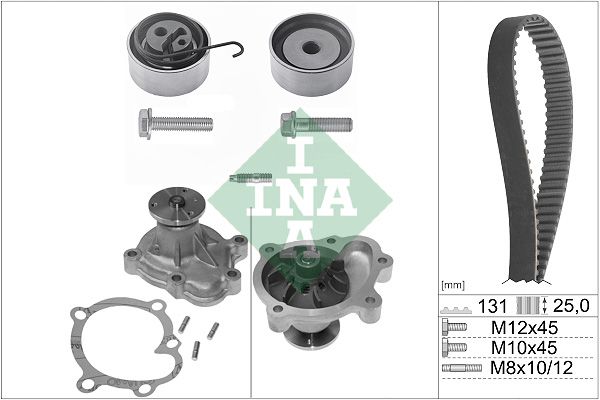 INA Timing Belt Kit & Water Pump 530033830 - image 2