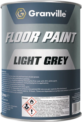 Granville Light Grey Floor Paint 5 Litre 3001B - tradevehicleparts.co.uk