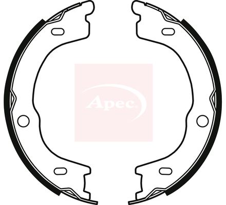 Apec Brake Shoes Set SHU824 - image 2
