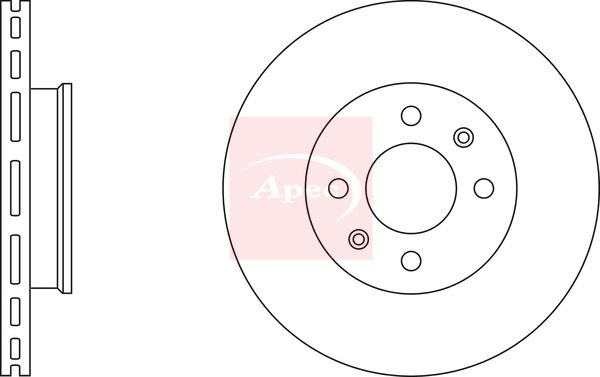 Apec Brake Disc DSK2412 - image 3