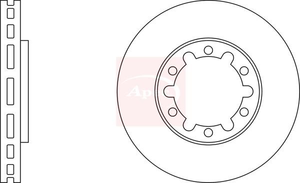Apec Brake Disc DSK2100 - image 2