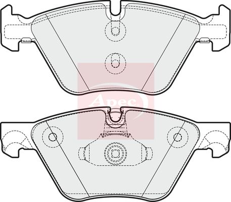 Apec Brake Pads Set PAD1789 - image 2