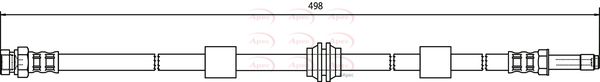 Apec Brake Hose HOS3182 - image 2