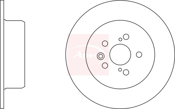 Apec Brake Disc DSK2305 - image 2