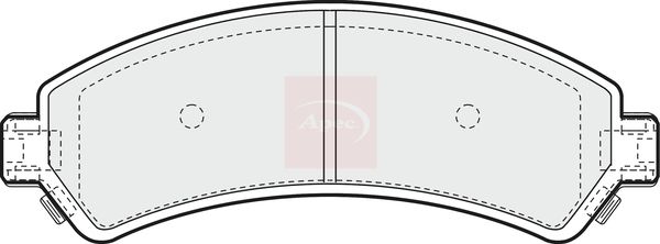 Apec Brake Pads Set PAD1176 - image 2
