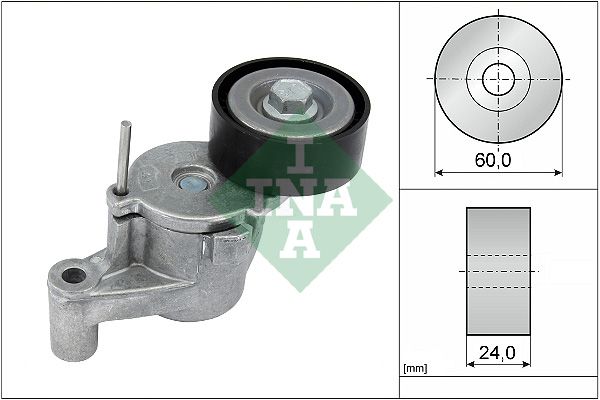 INA Drive Belt Tensioner Pulley 534072610 - image 2