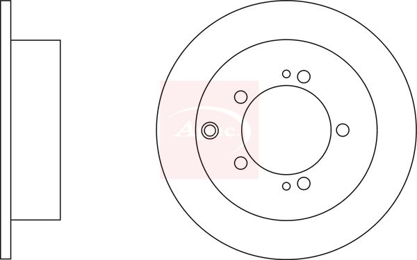 Apec Brake Disc DSK2317 - image 2