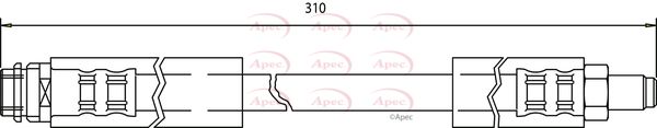 Apec Brake Hose HOS3151 - image 2