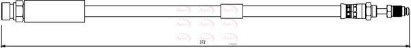 Apec Brake Hose HOS3866 - image 2