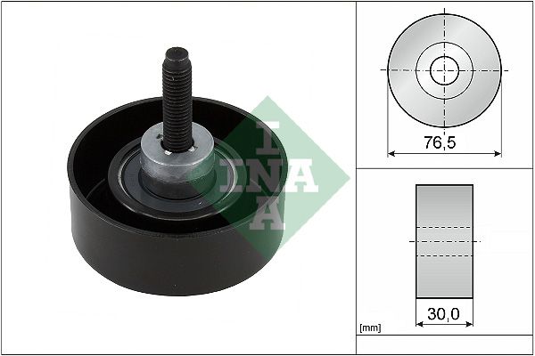 INA Drive Belt Deflection Guide Pulley 532045810 - image 2