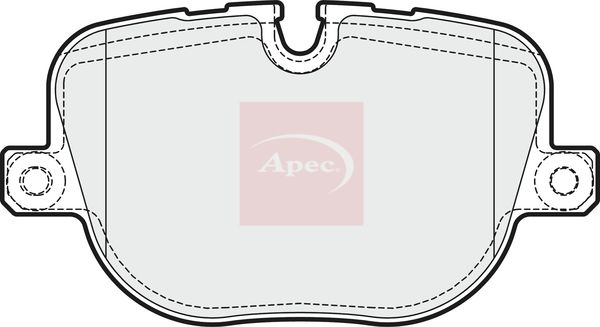 Apec Brake Pads Set PAD1729 - image 2