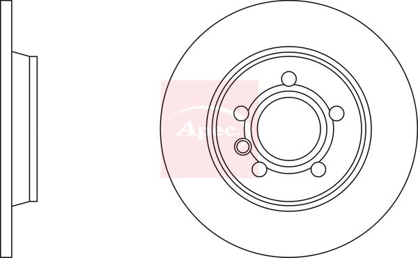 Apec Brake Disc DSK775 - image 2