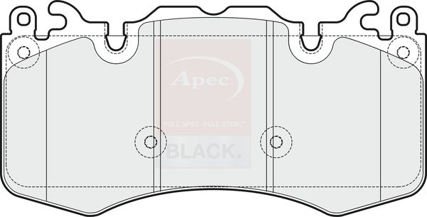 Apec Brake Pads Set PAD1737B - image 2