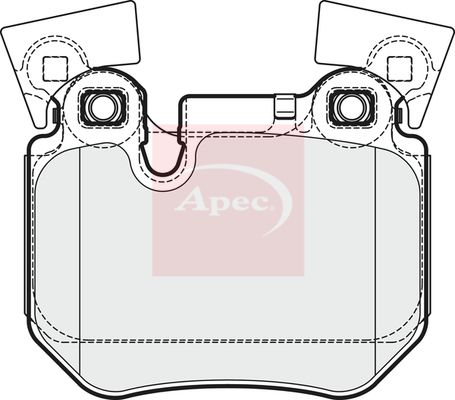 Apec Brake Pads Set PAD1682 - image 2
