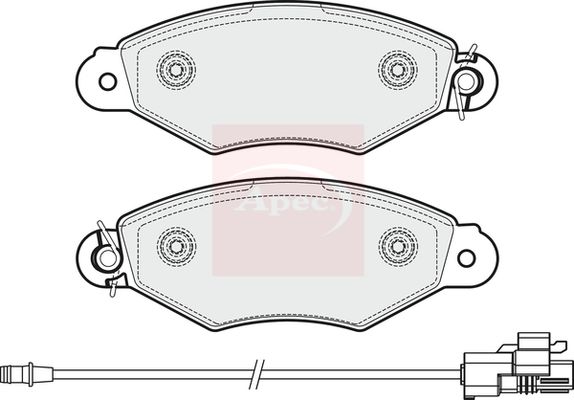Apec Brake Pads Set PAD1982 - image 2