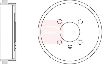 Apec Brake Drum DRM9932