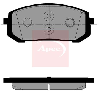 Apec Brake Pads Set PAD2589 - image 2
