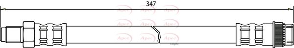 Apec Brake Hose HOS3401 - image 2