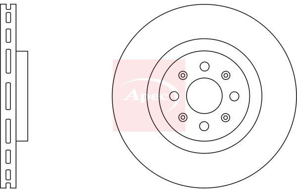 Apec Brake Disc DSK3769 - image 2