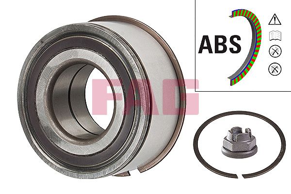 FAG Wheel Bearing Kit 713630830 - image 2
