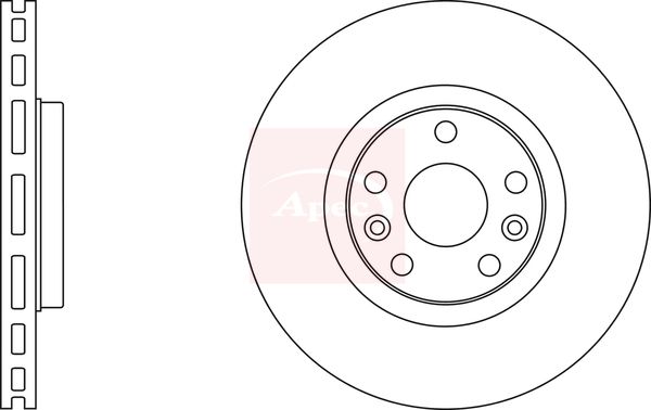 Apec Brake Disc DSK2635 - image 2