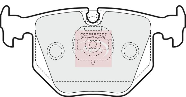 Apec Brake Pads Set PAD1431 - image 2
