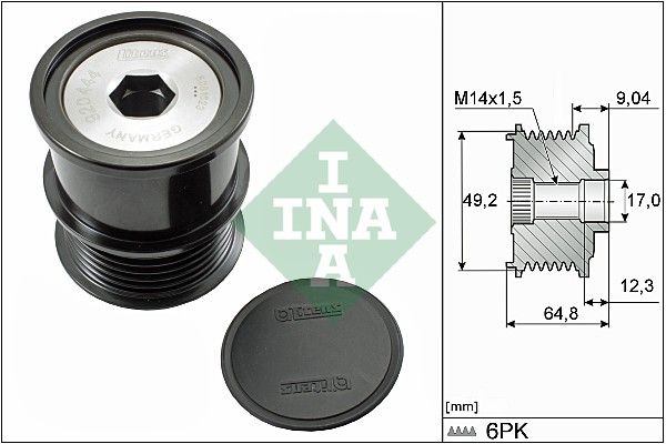 INA Overrunning Alternator Pulley 535028410 - image 2