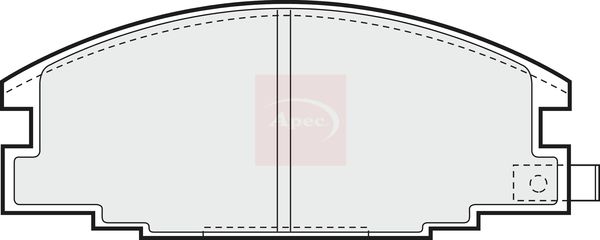 Apec Brake Pads Set PAD615 - image 2