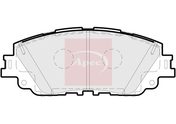 Apec Brake Pads Set PAD2292 - image 2
