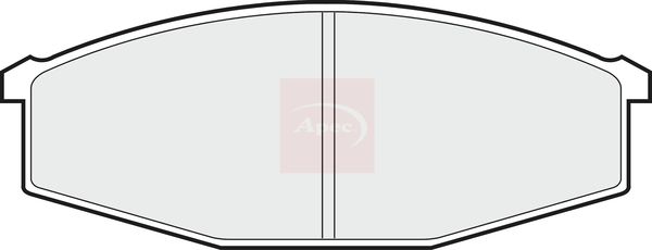 Apec Brake Pads Set PAD375 - image 2