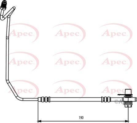 Apec Brake Hose HOS3873 - image 2