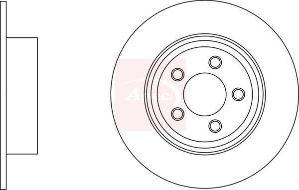 Apec Brake Disc DSK2853 - image 2