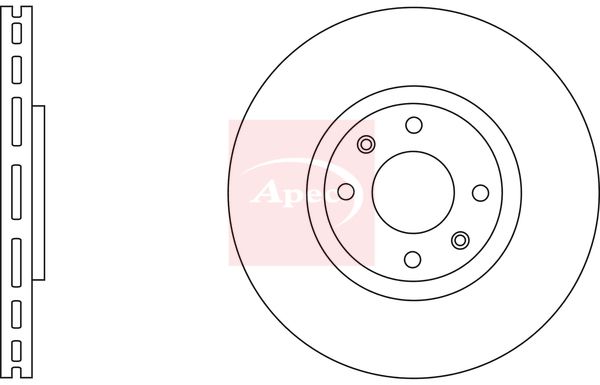 Apec Brake Disc DSK2573 - image 2