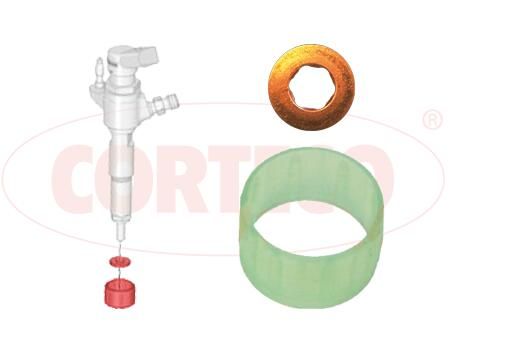 Corteco Injector Seal Kit 49445015 - image 2